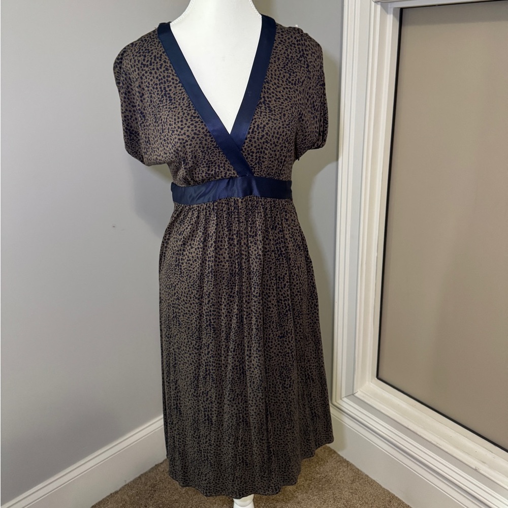 Elegant Black and Blue Women's Dress
